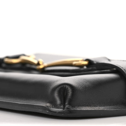 Gucci Smooth Calfskin Large Bright Bit Shoulder Bag Black 9 of 11
