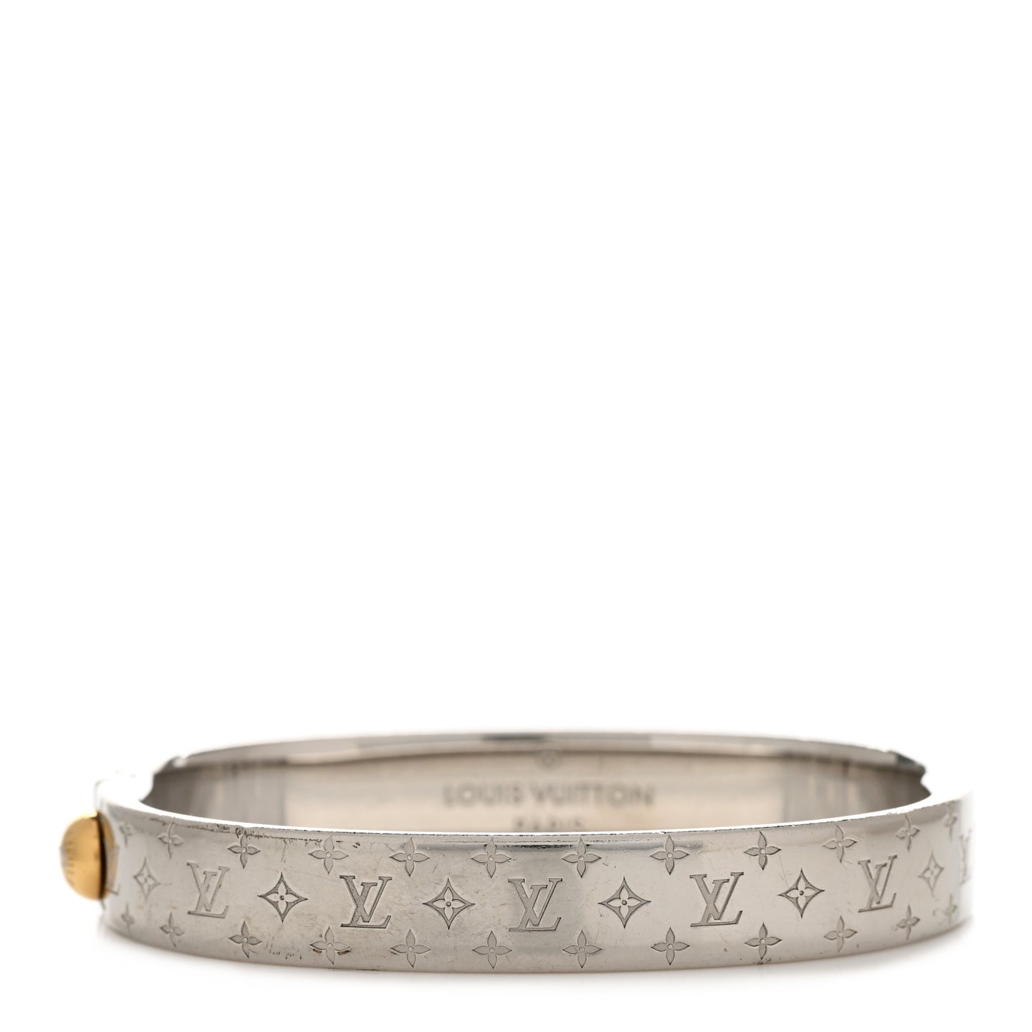 Palladium Monogram Nanogram Cuff S Silver