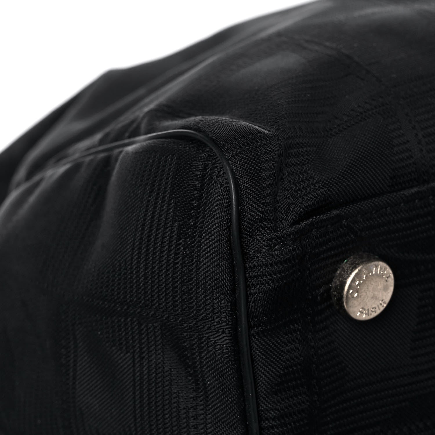 Chanel Nylon Large Travel Tote Black 11 of 13