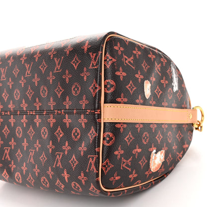 Louis Vuitton LOUIS VUITTON Catogram Speedy Bandouliere 30 Marron 10 of 10