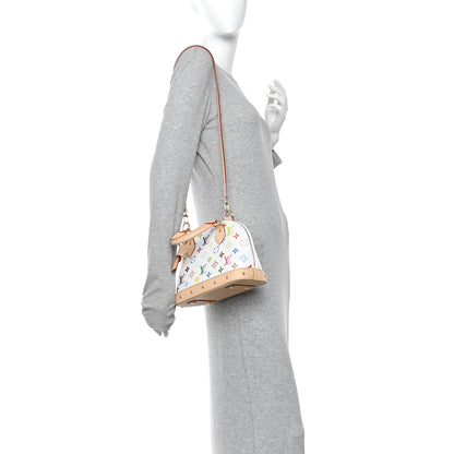 Louis Vuitton LV X TM Monogram Multicolor Alma BB White 2 of 9