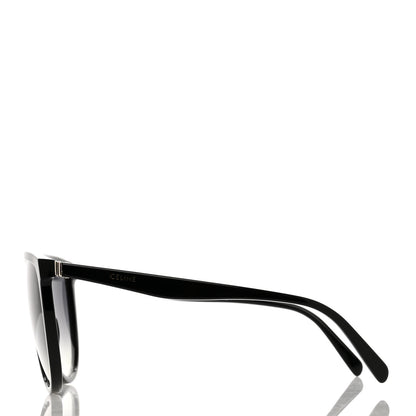 Celine Flat Top Shield Sunglasses CL 40006IN Black 3 of 6