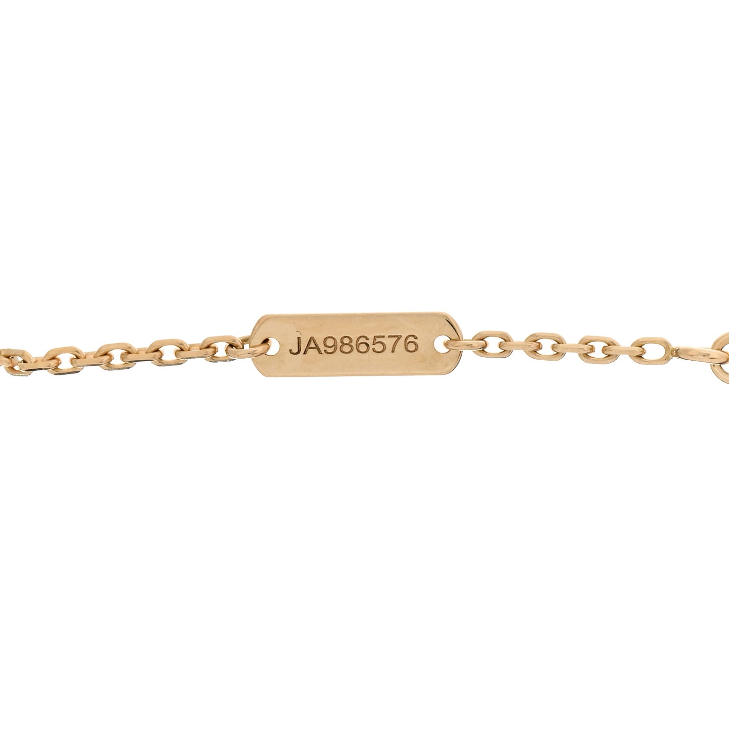 18K Yellow Gold Carnelian Vintage Alhambra Pendant Necklace