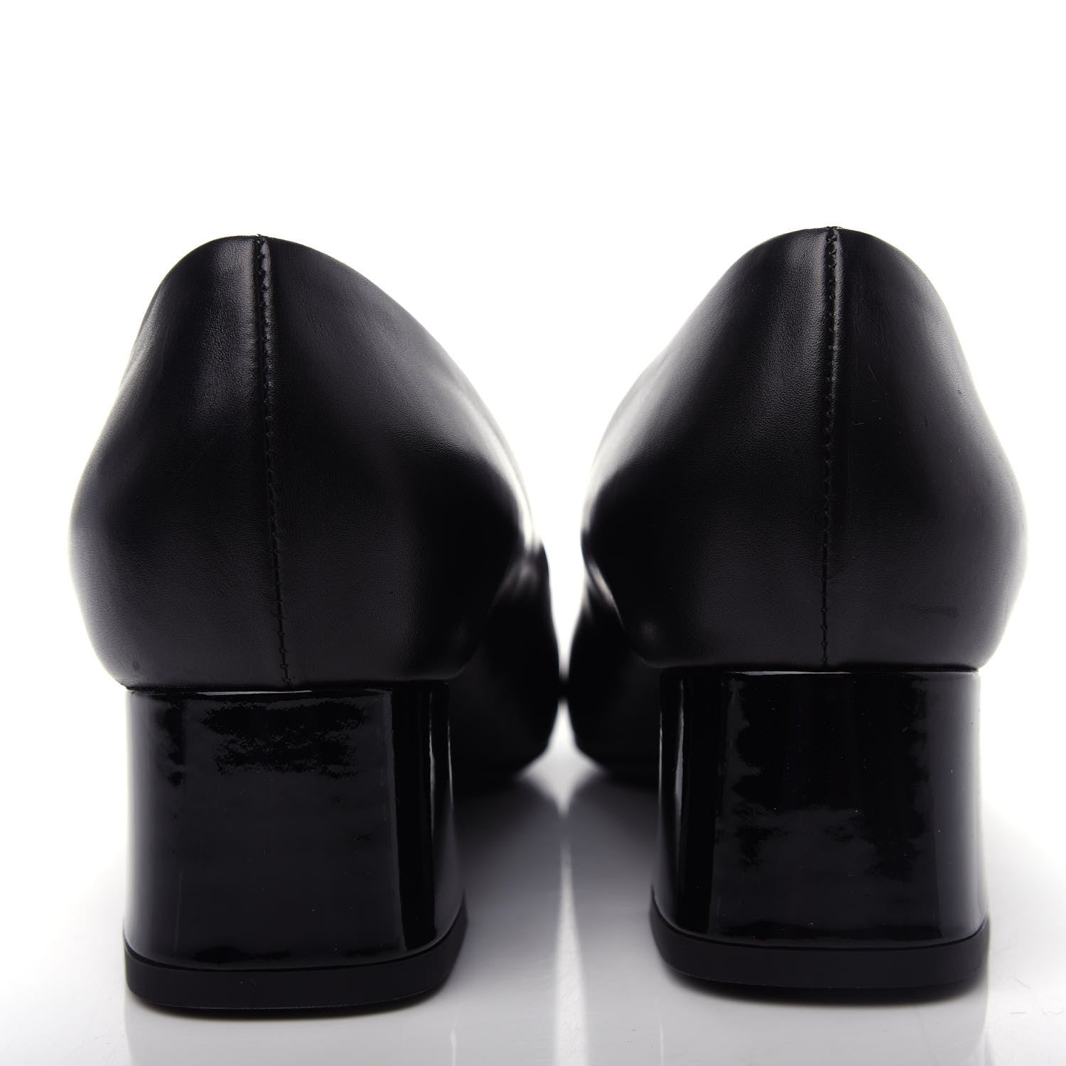 Louis Vuitton Calfskin Madeleine Pumps 36 Black 7 of 10