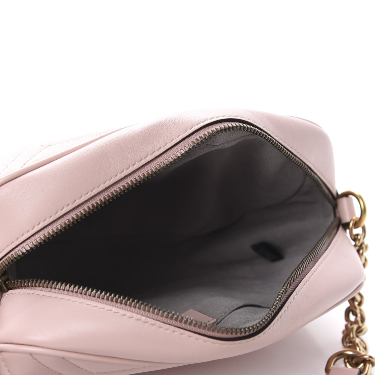 Gucci Calfskin Matelasse Small GG Marmont Chain Shoulder Bag Perfect Pink 5 of 10