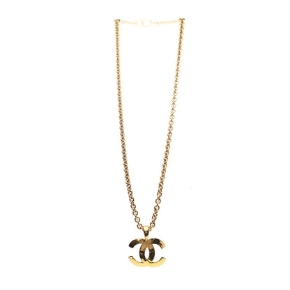 Chanel Quilted CC Long Chain Necklace Gold 2 of 4