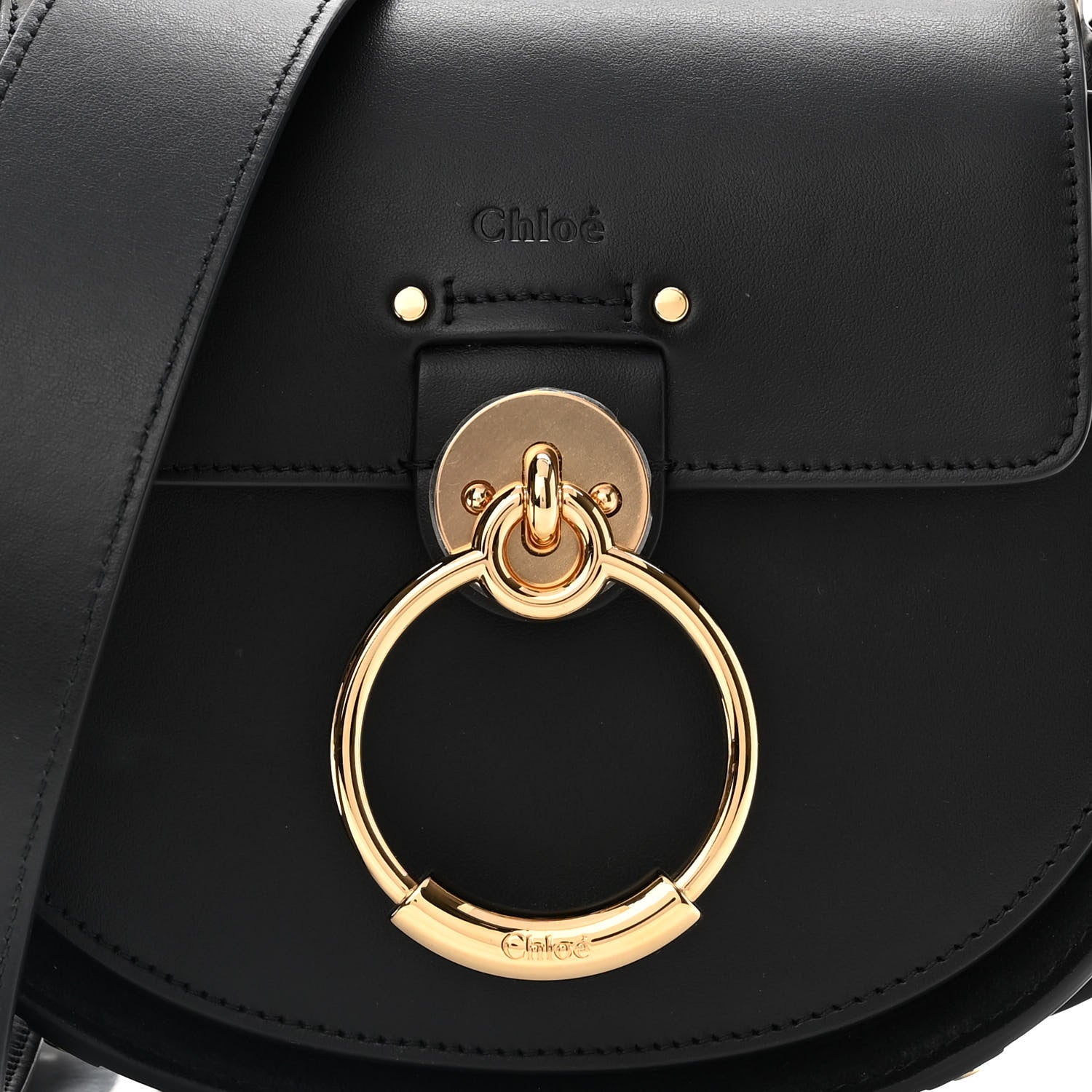 Chloe Calfskin Small Tess Bag Black 7 of 9