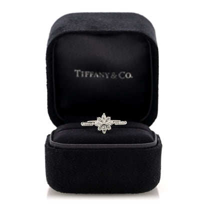 Tiffany Platinum Marquise Diamond Victoria Cluster Ring 52 6 5 of 5