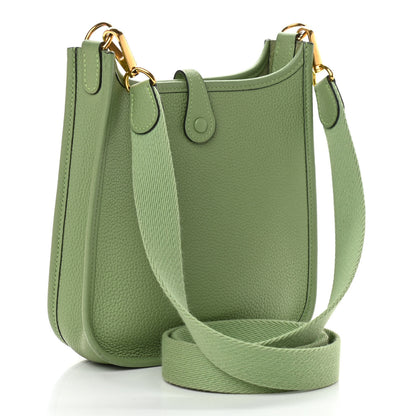 Hermes Taurillon Maurice Evelyne TPM Vert Criquet 3 of 11
