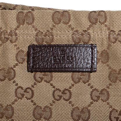 Gucci GG Monogram Medium Web Handle Vertical Tote Bag Dark Brown 9 of 9
