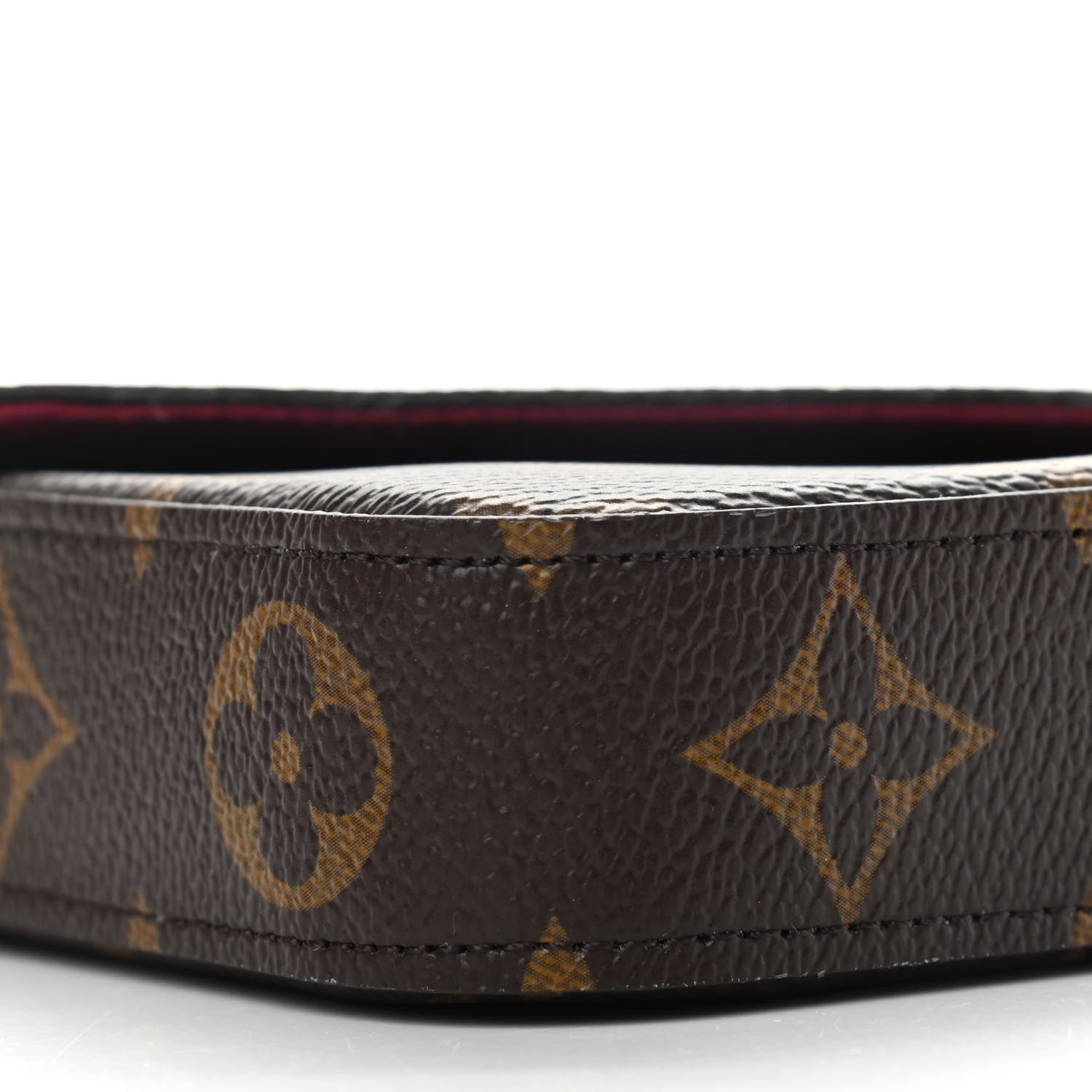 Louis Vuitton Monogram Pochette Felicie Chain Wallet Fuchsia 10 of 14