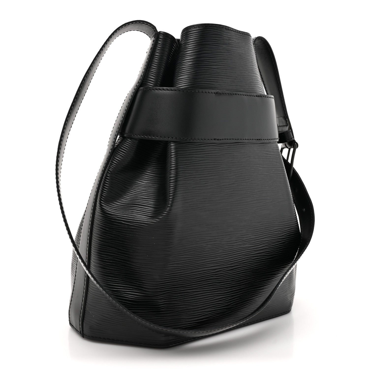 Louis Vuitton Epi Sac D'epaule Black 3 of 14