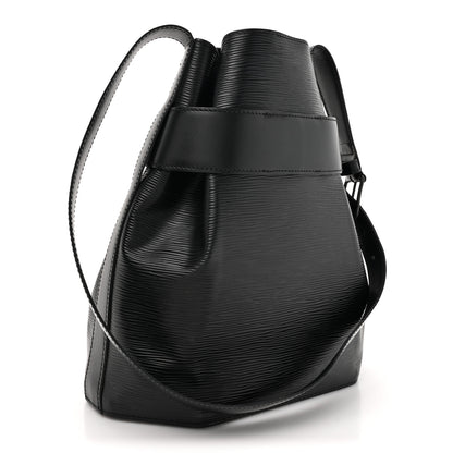 Louis Vuitton Epi Sac D'epaule Black 3 of 14