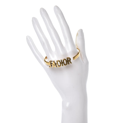 Christian Dior Metal J'Adior Bracelet Cuff Gold 2 of 6
