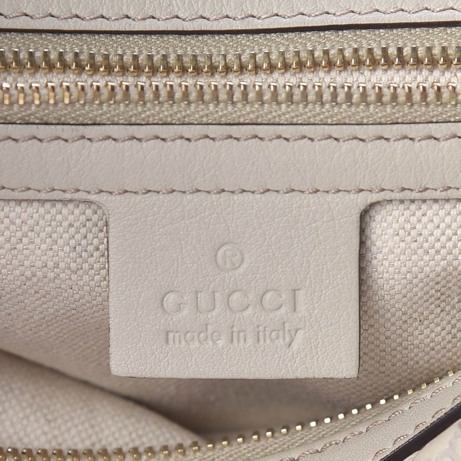 Gucci Guccissima Medium Nice Hobo Off White 6 of 10
