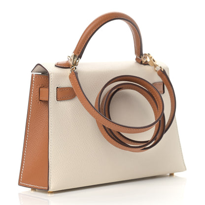 Hermes Epsom Mini Horseshoe Kelly Sellier 20 Craie Sesame 3 of 32