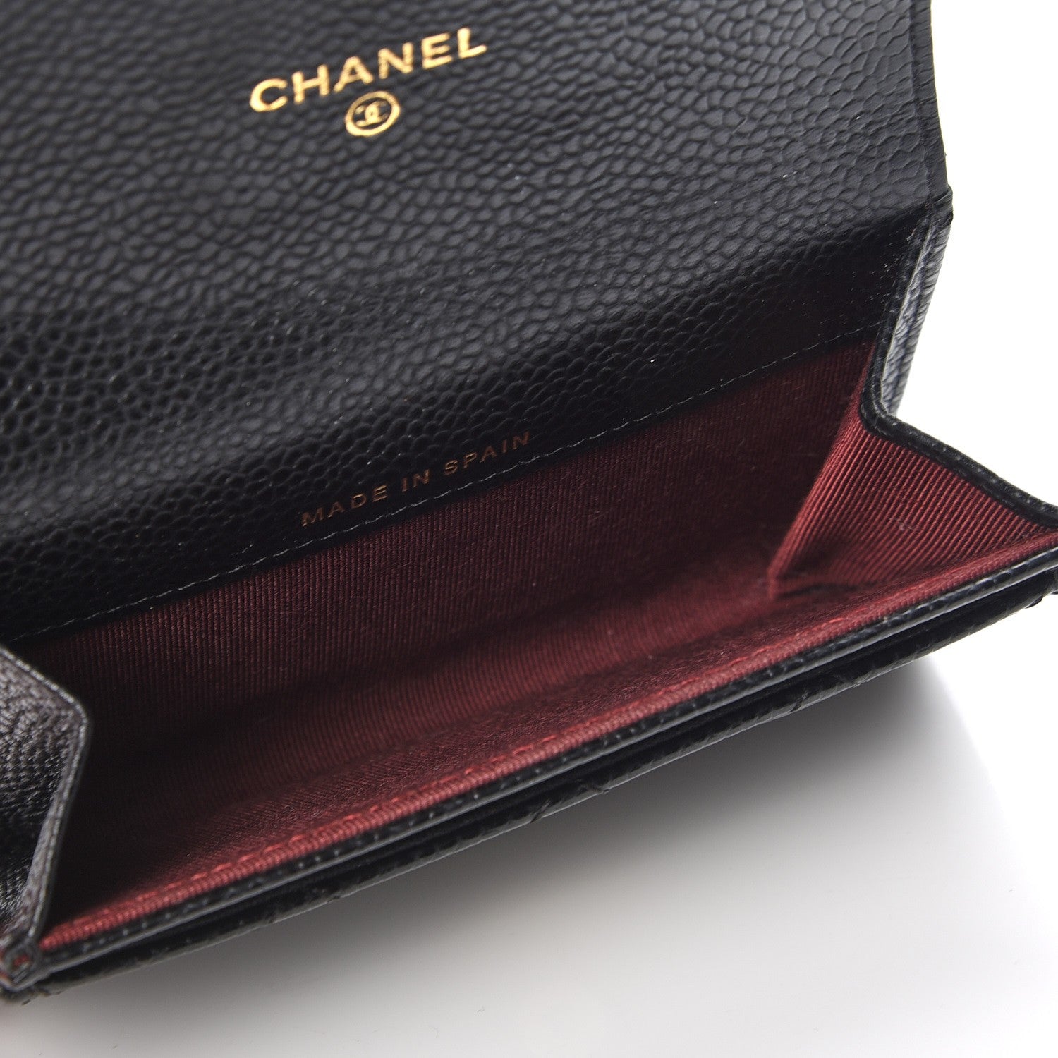 Chanel Caviar Quilted Flap Card Holder Black 7 of 8