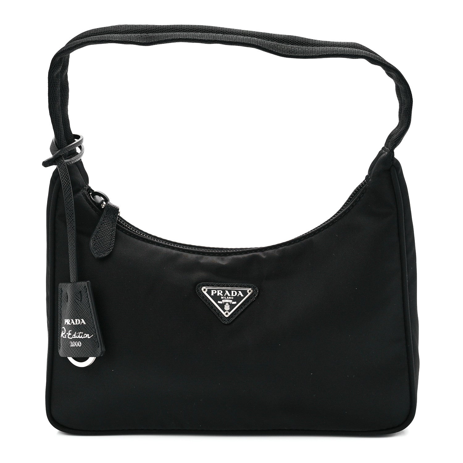Prada Tessuto Nylon Mini Re-Edition 2000 Bag Black 1 of 13
