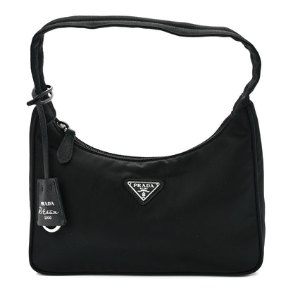 Prada Tessuto Nylon Mini Re-Edition 2000 Bag Black 1 of 13