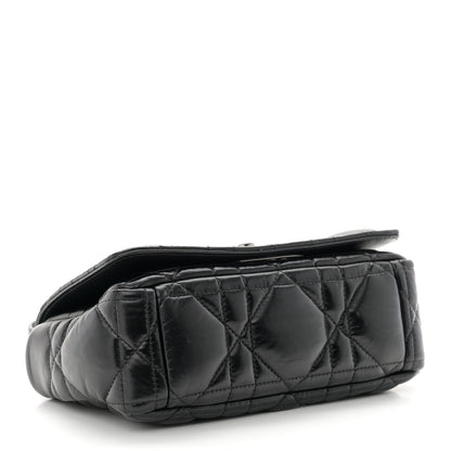 Christian Dior Calfskin Macrocannage Small Caro Bag Black 4 of 10