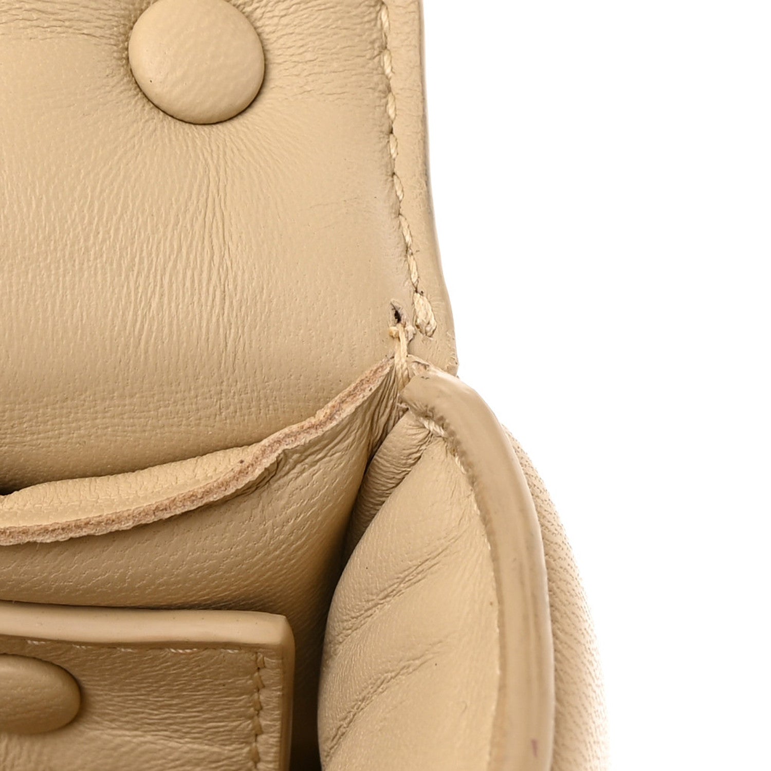Bottega Veneta Lambskin Maxi Intreccio Padded Chain Cassette Crossbody Bag Porridge 20 of 21