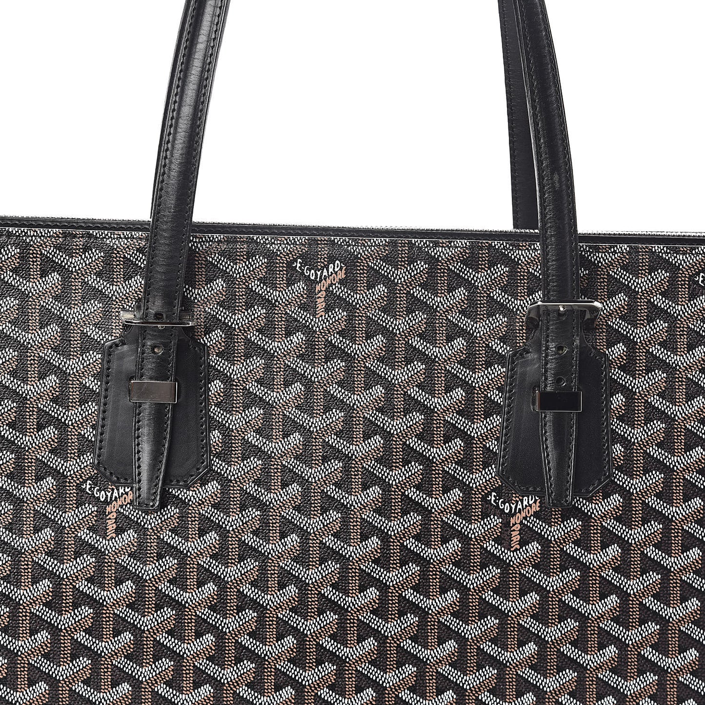 Goyardine Sac Marie Galante GM Black