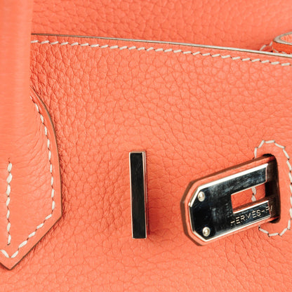 Hermes Clemence Birkin 30 Crevette 13 of 26