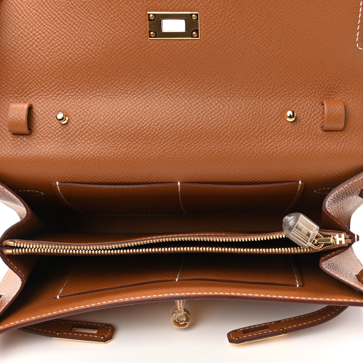 Epsom Kelly Wallet To Go Gold
