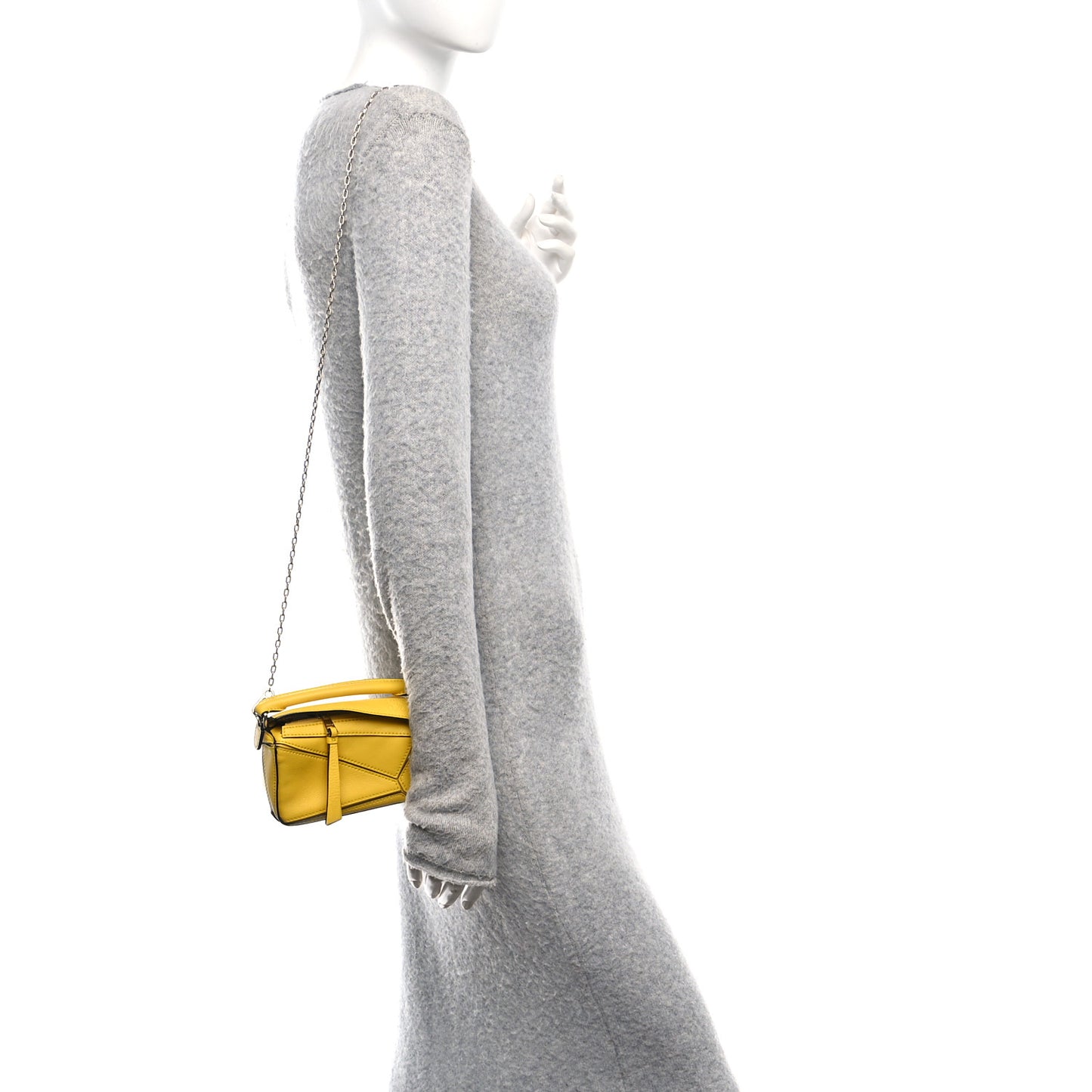 Calfskin Nano Puzzle Bag Yellow