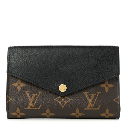 Louis Vuitton Monogram Pallas Compact Wallet Black 1 of 10