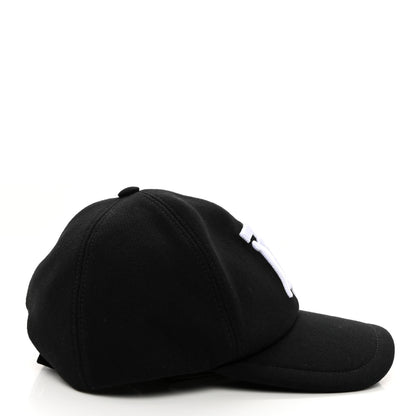 Burberry Cotton Twil TB Monogram Baseball Hat M Black 5 of 10