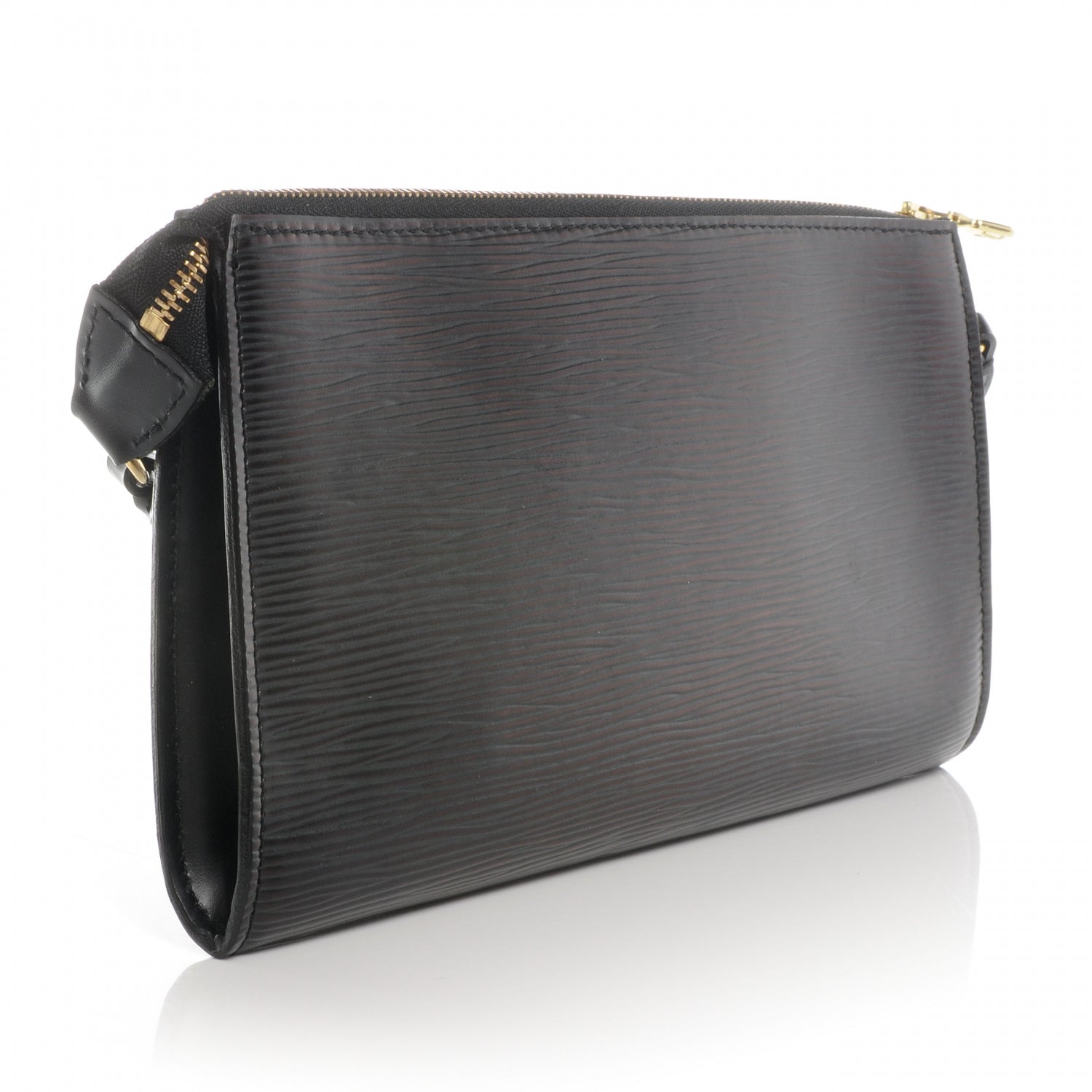 Louis Vuitton Epi Pochette Accessories 24 Black 4 of 7