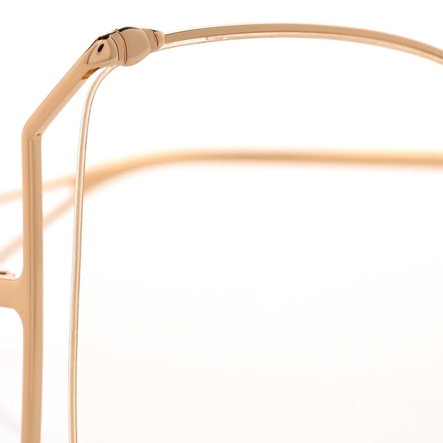 Metal Oversized Round Sunglasses GG0252S Gold