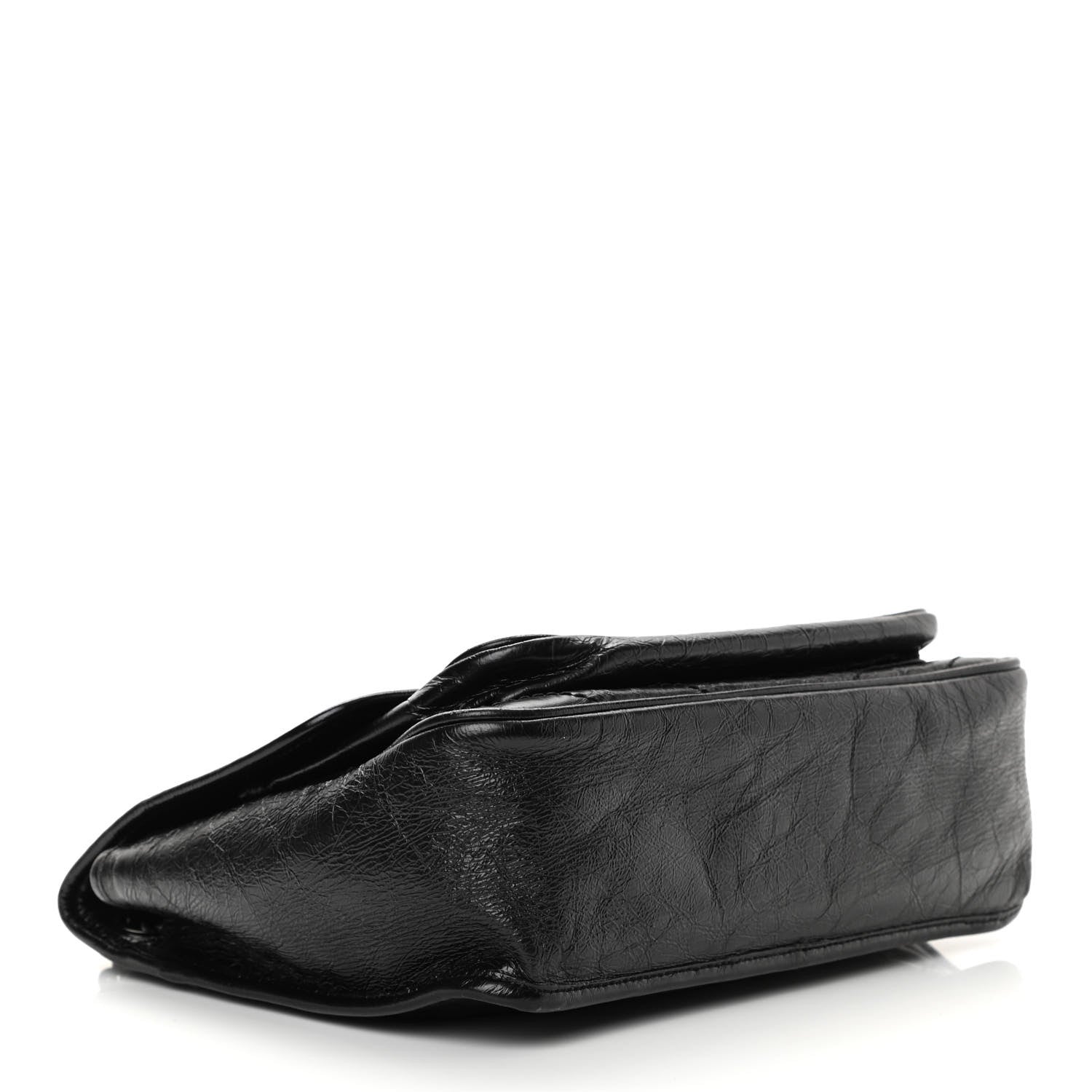 Saint Laurent Crinkled Calfskin Matelasse Monogram Medium Niki Chain Satchel Black 4 of 13