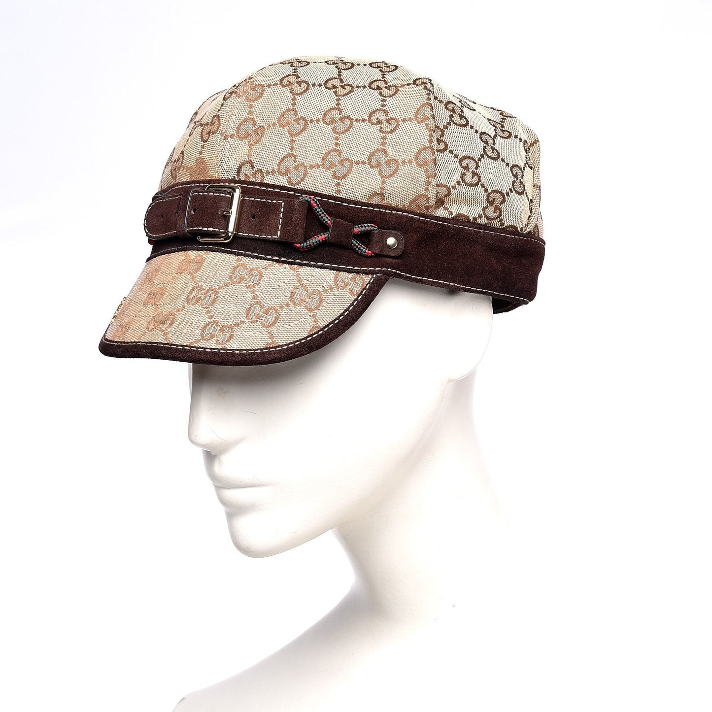 Monogram Hat M Brown