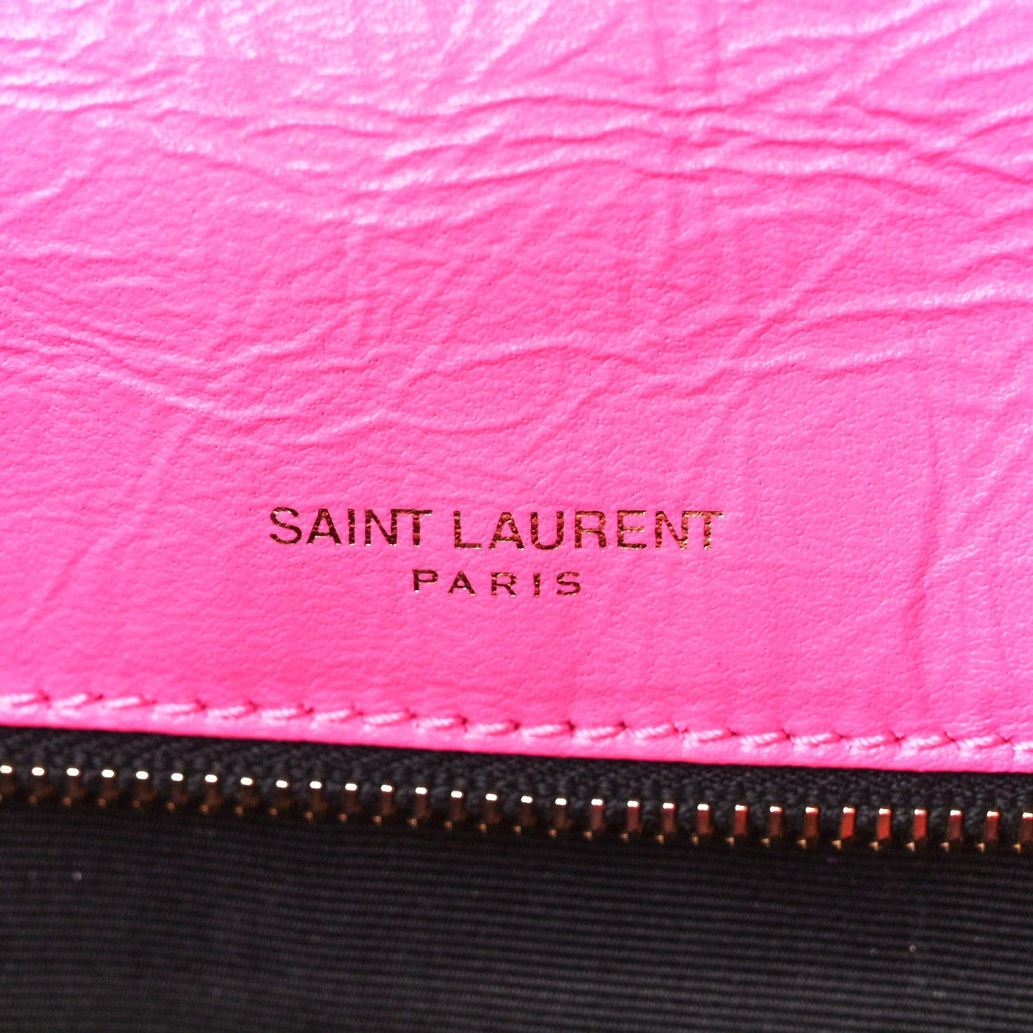 Saint Laurent Crinkled Calfskin Matelasse Monogram Medium Niki Chain Satchel Rose Glow 6 of 12