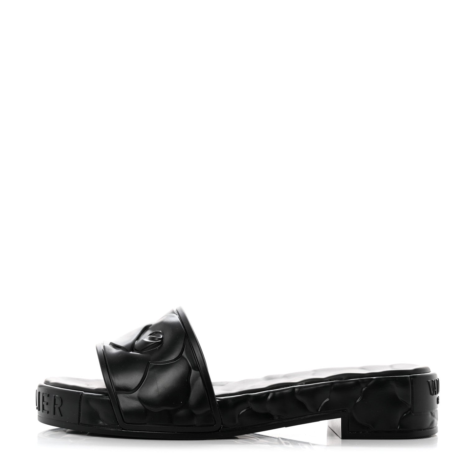 Valentino Garavani Rubber Atelier 03 Rose Edition 25/40mm Platform Slide Sandals 40 Black 1 of 7