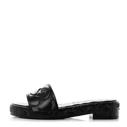 Valentino Garavani Rubber Atelier 03 Rose Edition 25/40mm Platform Slide Sandals 40 Black 1 of 7