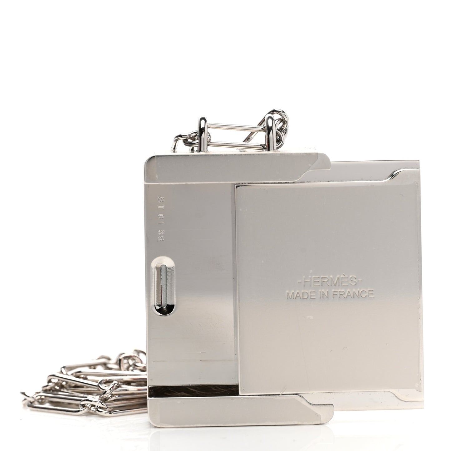 Palladium Enamel Space Derby Dream Box Necklace