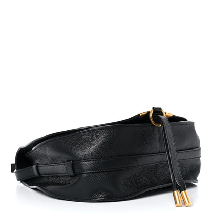 Chloe Calfskin Medium Marcie Round Crossbody Bag Black 4 of 15