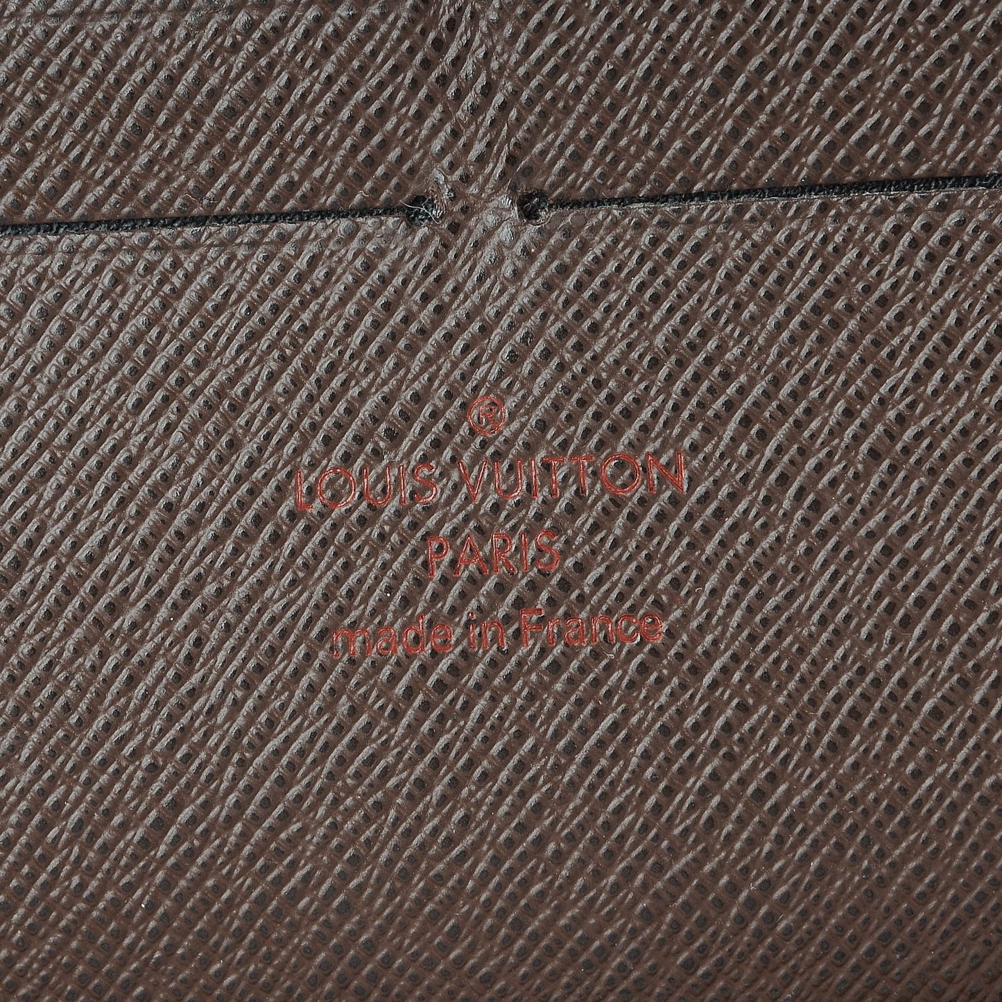 Damier Ebene Zippy Organizer Wallet