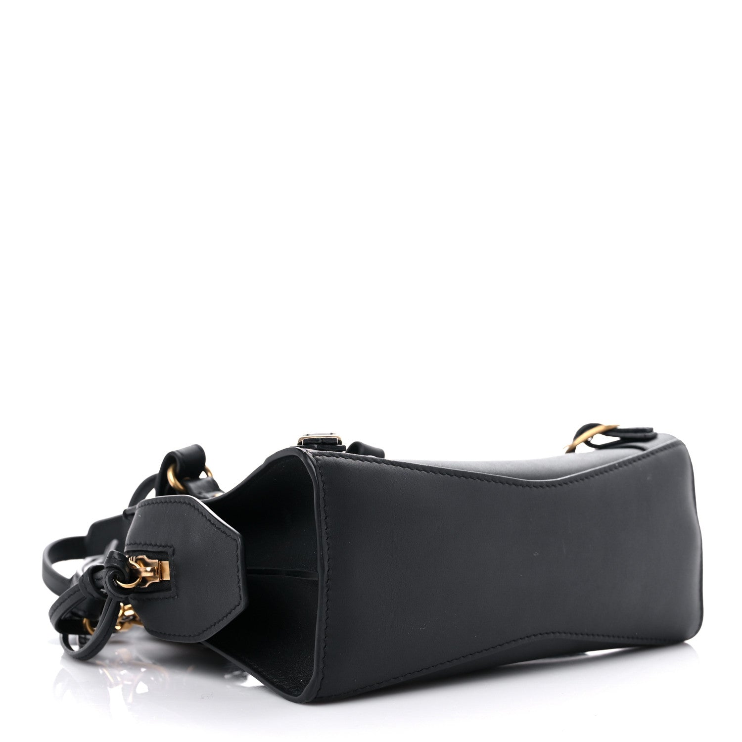 Balenciaga Smooth Calfskin Neo Classic Gold Hardware Mini City Black 4 of 10