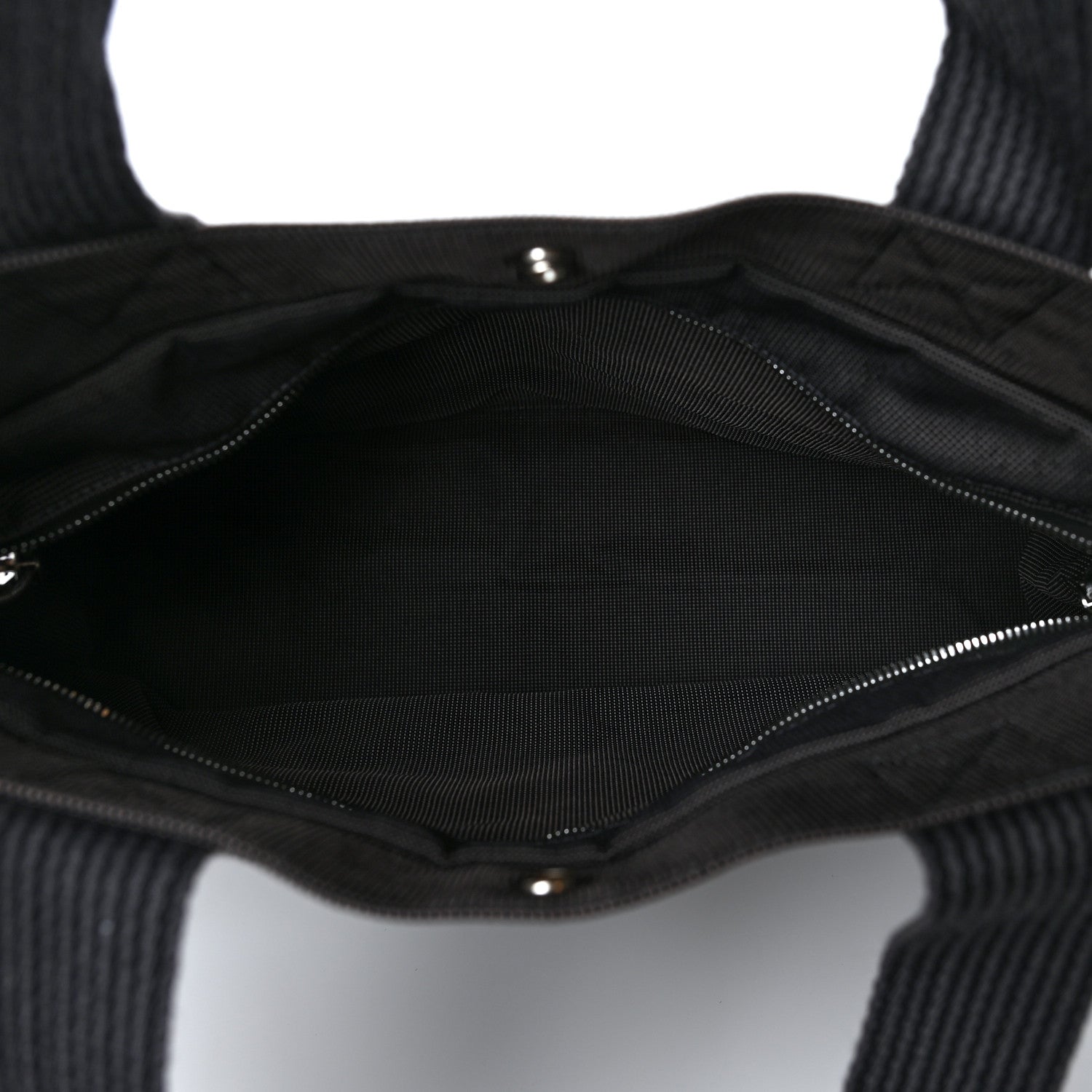 Hermes Canvas Herline Tote GM Grey 5 of 8