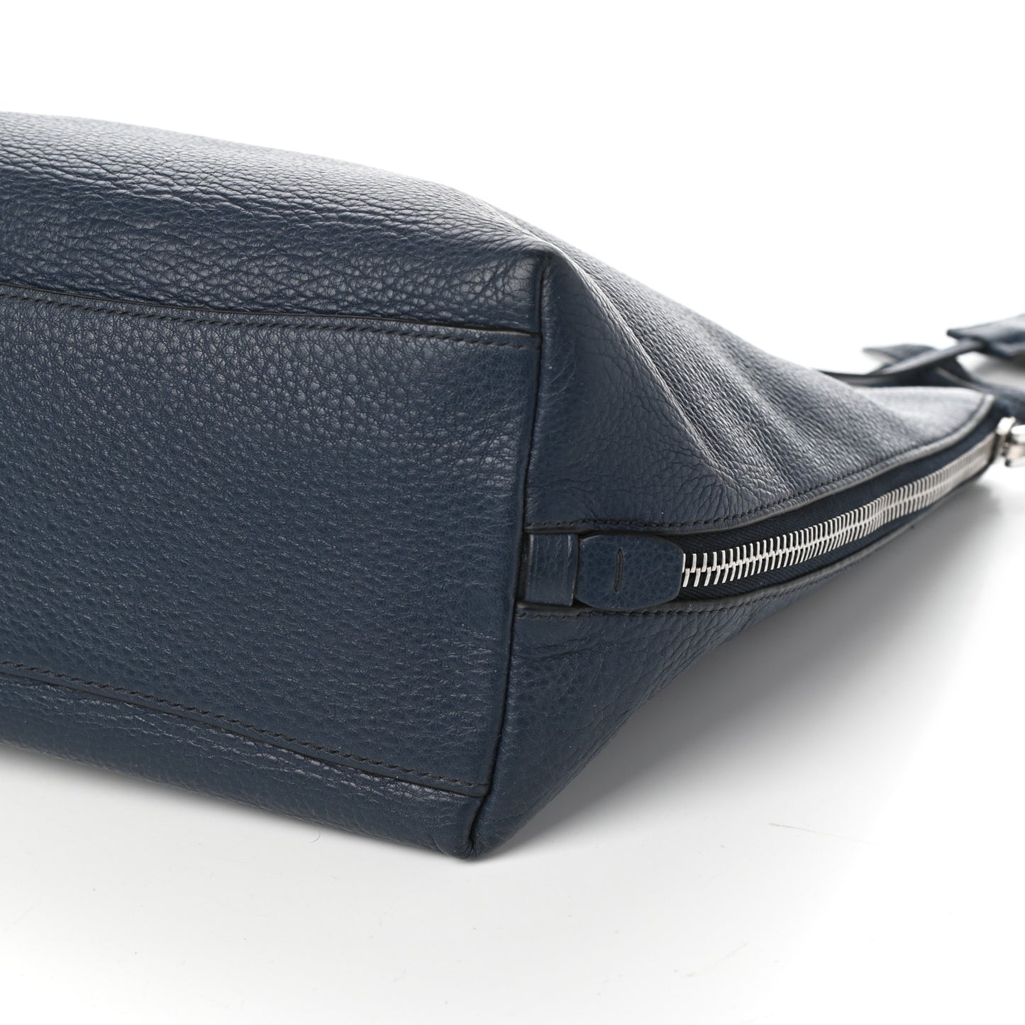 Vitello Phenix Top Handle Bag Baltico