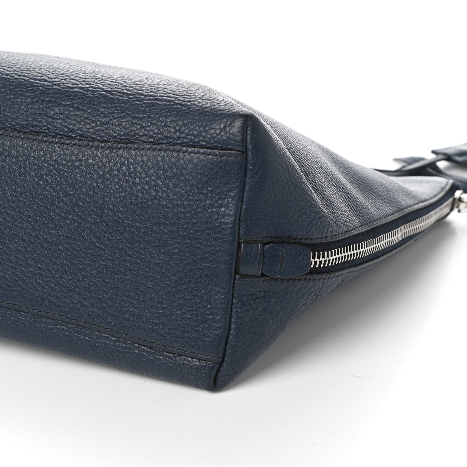 Prada Vitello Phenix Top Handle Bag Baltico 9 of 9