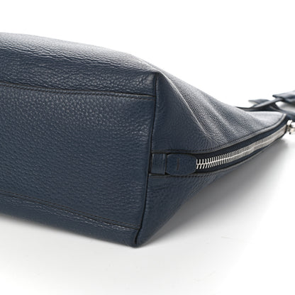Prada Vitello Phenix Top Handle Bag Baltico 9 of 9