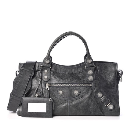 Balenciaga Agneau Giant 21 Silver Hardware Part Time Anthracite 1 of 9