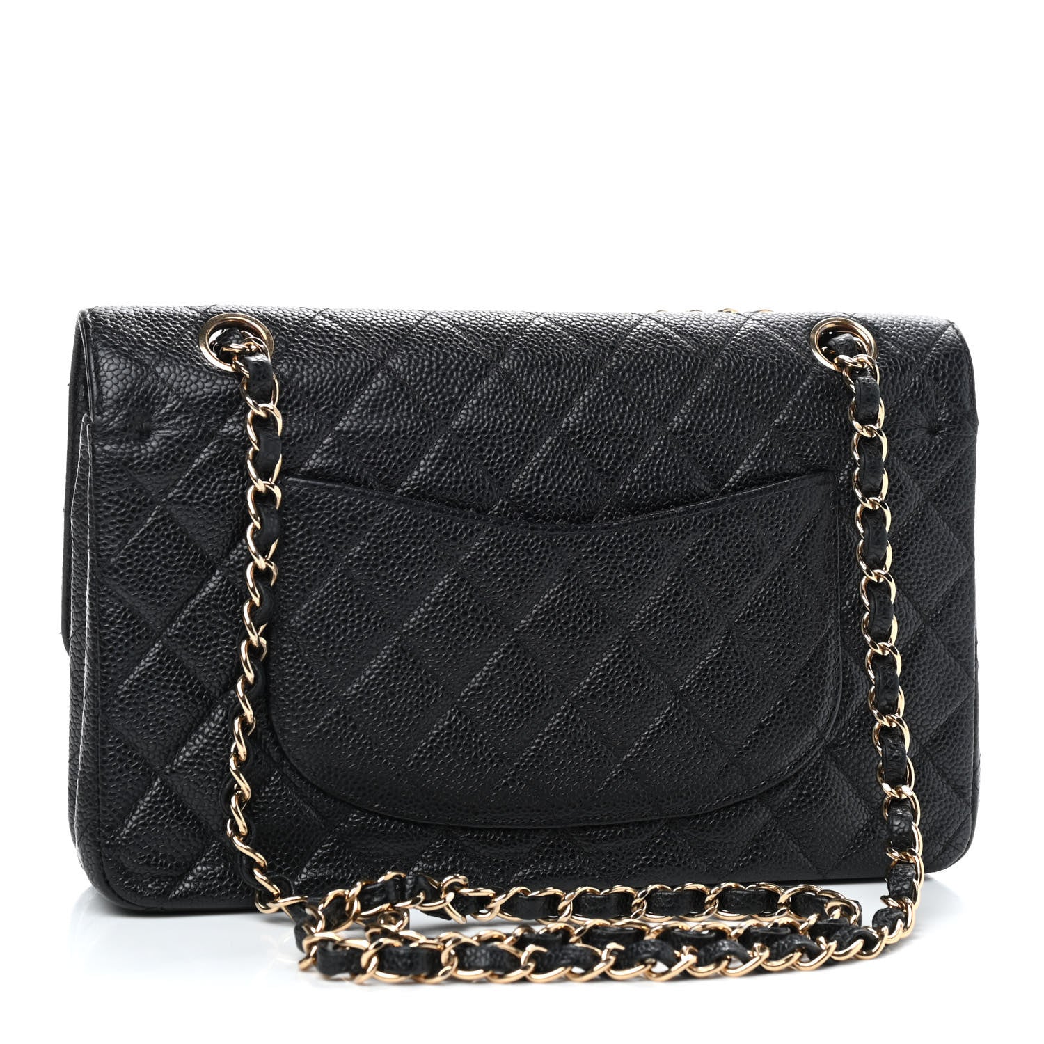 Chanel Caviar Quilted Medium Double Flap Black 3 of 9