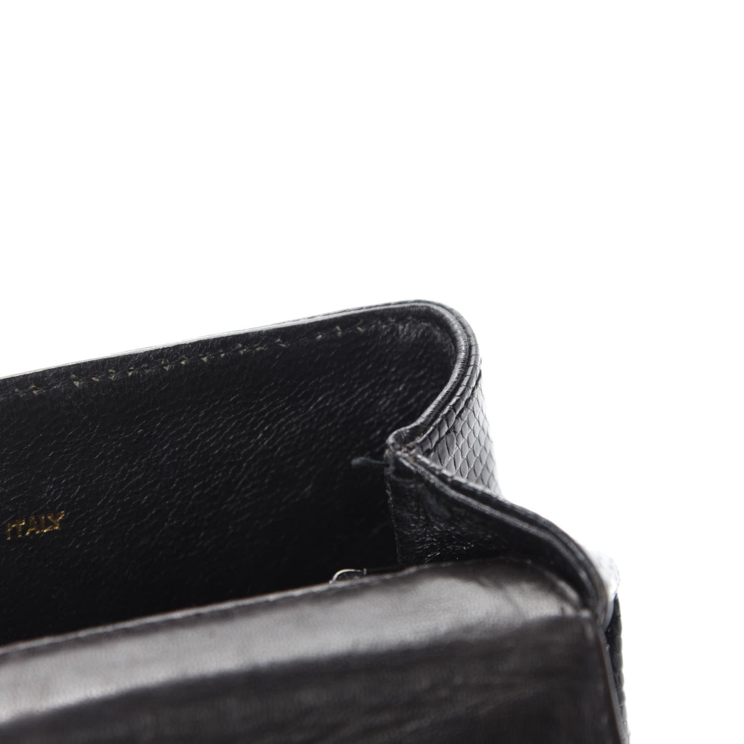 Chanel Lizard Mini Single Flap Black 9 of 14