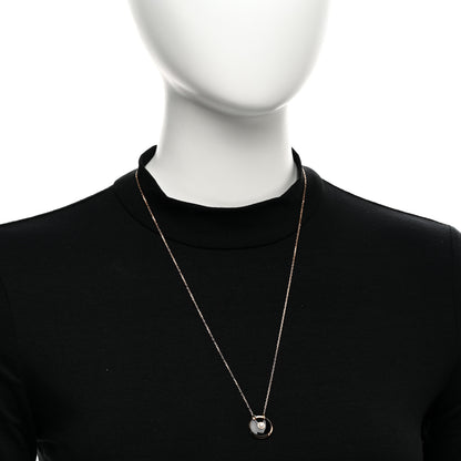 Cartier 18K Pink Gold Diamond Black Onyx SM Amulette de Cartier Pendant Necklace 2 of 5